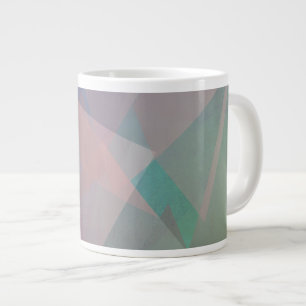 Grande Tasse Particules volantes Abstraites   Formes géométriqu