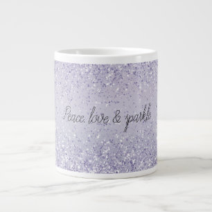 Grande Tasse Parties scintillant Ombre violette