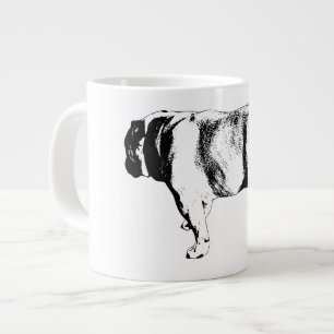 Grande Tasse Pas assuré confiant, calme matin