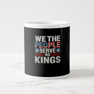 Grande Tasse Pas de roi Patriotique Liberté Pas de rois en Amér