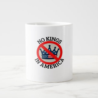 Grande Tasse Pas de rois en Amérique Rétro Classique