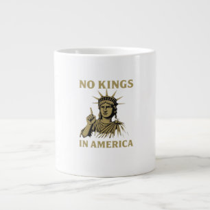 Grande Tasse Pas de rois en Amérique Statue de la Journée Sans