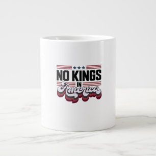 Grande Tasse Pas de rois en Amérique USA Rétro Classique