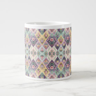 Grande Tasse Pastel coloré Jacquard Pâques/Printemps