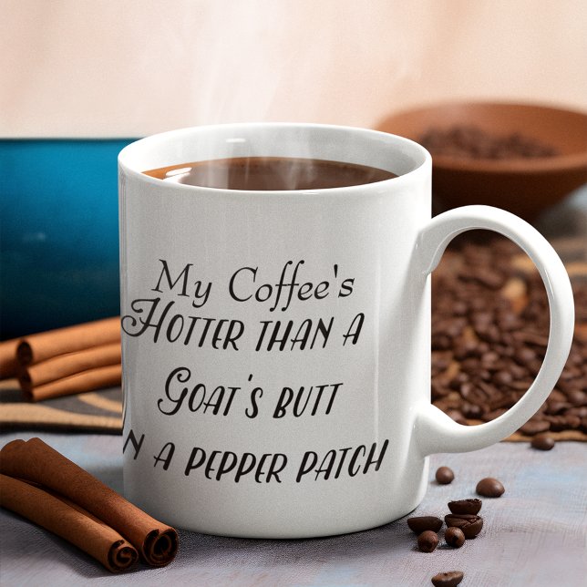 Grande Tasse Patch de poivron drôle personnalisé ・ chaud (Créateur téléchargé)