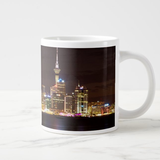 Grande Tasse Paysage urbain nocturne d'Auckland (Droite)