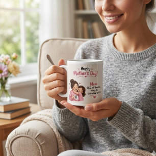 Grande Tasse PDG Fun de Snacks & Hugs Illustration