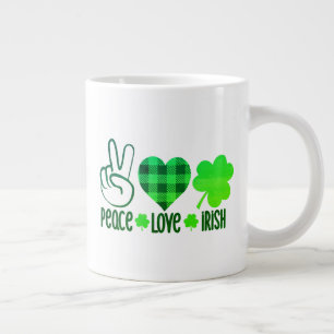 Grande Tasse Peace Love Irish-60682