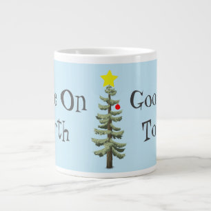 Grande Tasse Peace On Earth, Bonne Volonté À Tous à Noël !