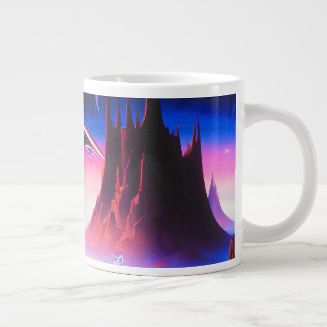 Grande Tasse Peinture à l'huile Dream World (Droite)