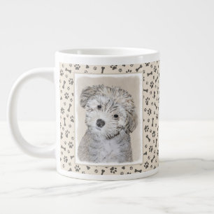 Grande Tasse Peinture de Chien Havanais - Cute Original Chien A