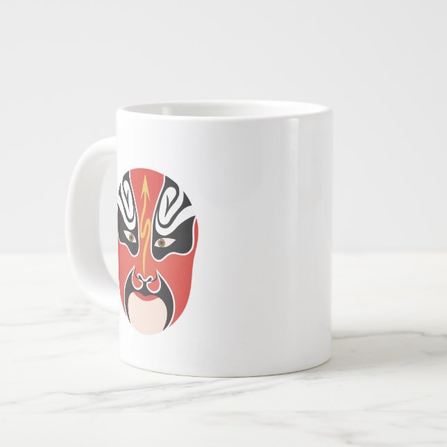 Grande Tasse Peking maquillage opéra Zhang He (Devant gauche)