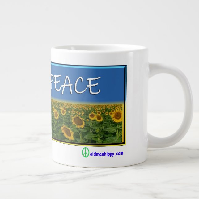 Grande Tasse Pensez à la paix (Droite)