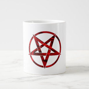 Grande Tasse Pentagramme du Diable Rouge