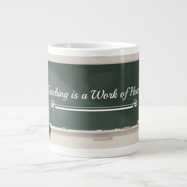 Grande Tasse Personalized Teacher Gift | Proud Teacher Design  (Devant)