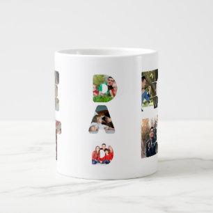 Grande Tasse Personnalisé moderne 11 photo Meilleur père jamais