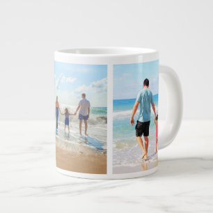 Grande Tasse Personnalisé Personnalisé Votre Photo Collage Café