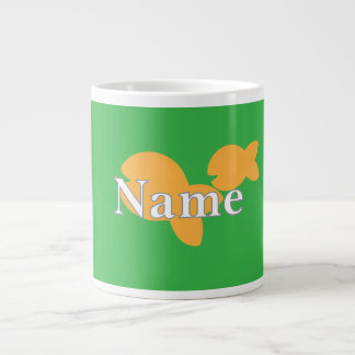 Grande Tasse Personnaliser le poisson vert