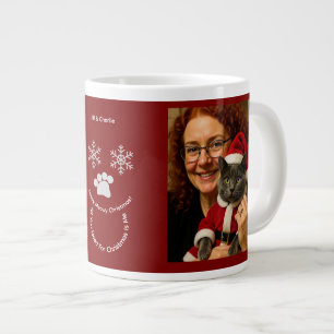 Grande Tasse Personnalisez ,Propriétaire de chat de Noël Photo