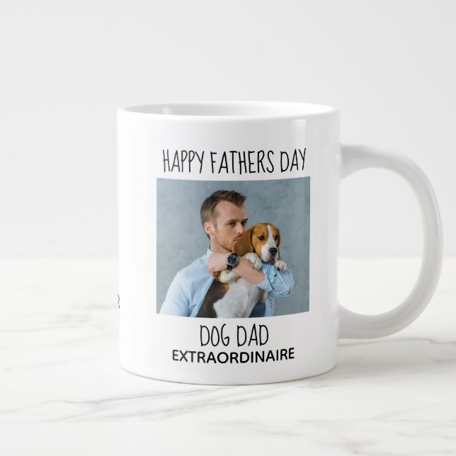 Grande Tasse Petit Chien Papa Animal de compagnie Photo Bonne F (Droite)