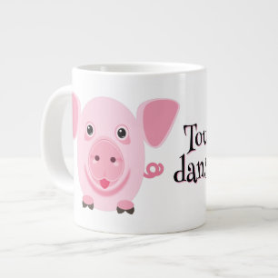 Grande Tasse Petit joli petit cochon rose