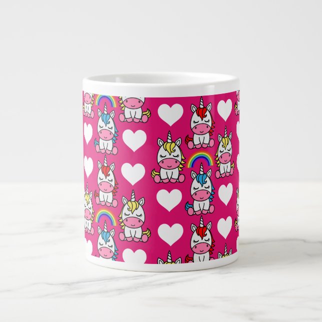 Grande Tasse Petites filles Unicorn Pony (Devant)