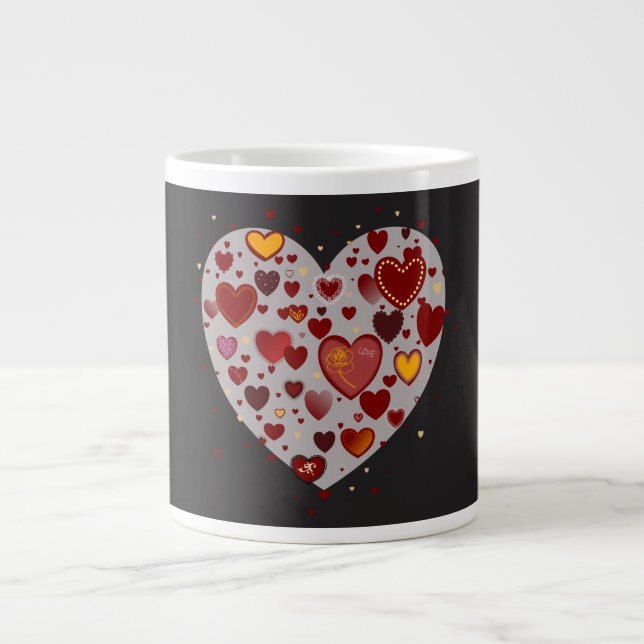 Grande Tasse Petits Coeurs (Devant)