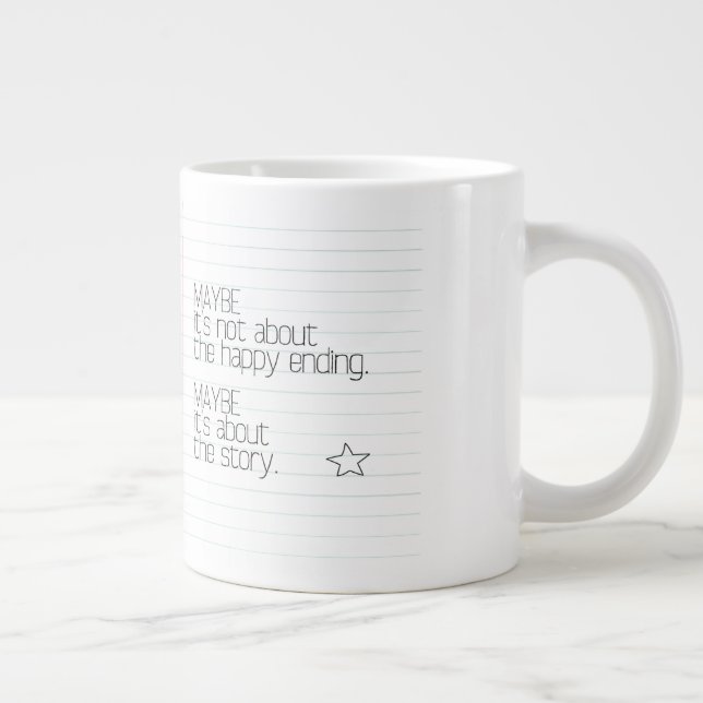Grande Tasse Peut-être qu'il ne s'agit pas de la fin heureuse (Droite)
