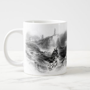 Grande Tasse Phare de Tynemouth et port