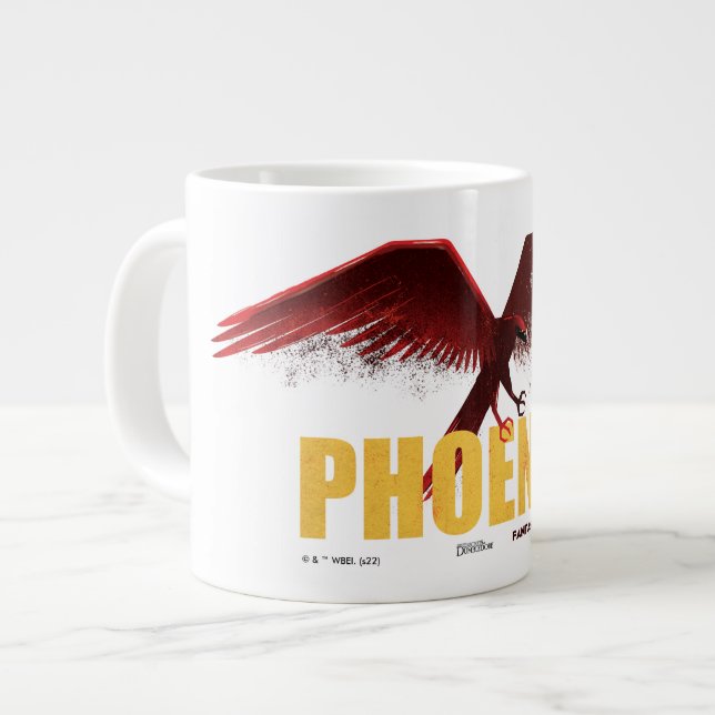 Grande Tasse Phoenix Vingate Graphic (Devant gauche)