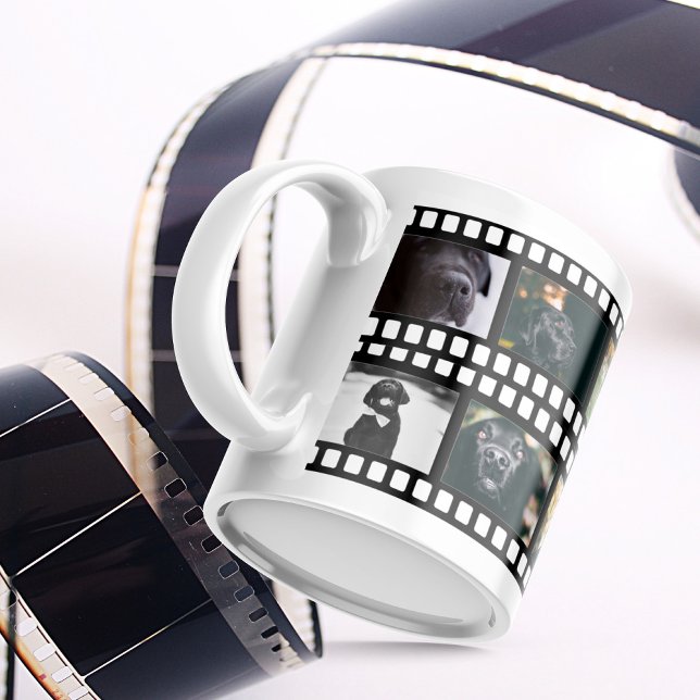 Grande Tasse Photo Collage bande film personnalisé do-it-yourse (Créateur téléchargé)