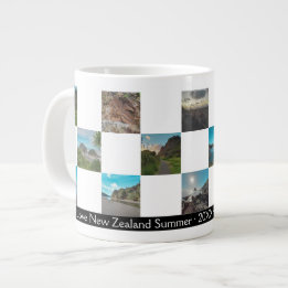 Grande Tasse Photo Collecte Checker Nouvelle-Zélande Côte d'été