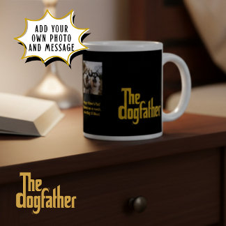 Grande Tasse Photo de chien personnalisée Le Parrain de chien C