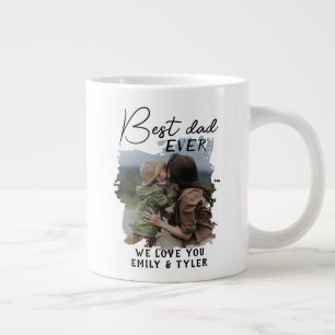 Grande Tasse Photo de famille de papa moderne pour la fête des 