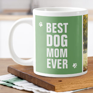 Grande Tasse Photo de la meilleure maman de chien pour la fête 