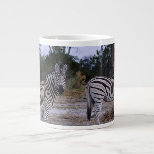 Grande Tasse Photo Double Regard Zèbre