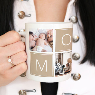 Grande Tasse Photo Mommy moderne Collage personnalisé Géant Caf