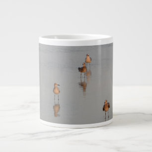 Grande Tasse Photographie de plage Oiseaux Faune Océan Vagues