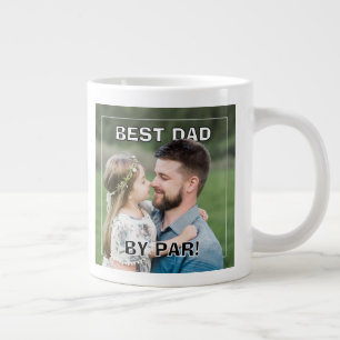 Grande Tasse PhotoPop Meilleur Papa De Par Custom Année Photo T