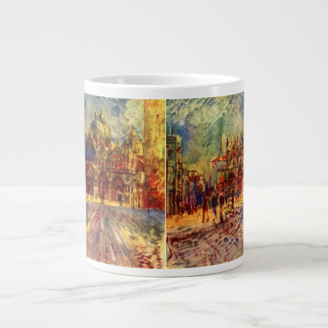 Grande Tasse Piazza San Marco, Venise par Pierre Renoir (Devant)