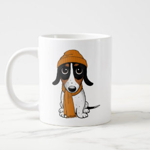 Grande Tasse Piebald Dachshund   Chien Hipster mignon