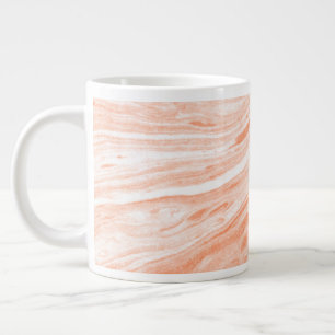 Grande Tasse Pierre de marbre orange douce