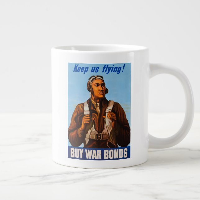 Grande Tasse Pilotes d'aviation afro-américains de 2ÈME GUERRE  (Droite)