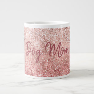 Grande Tasse Pink Glitzy Sparkel Parties scintillant Dog Mom