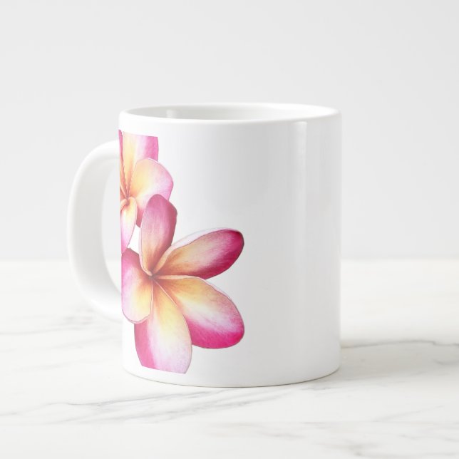 Grande Tasse Pink Plumeria (Devant gauche)