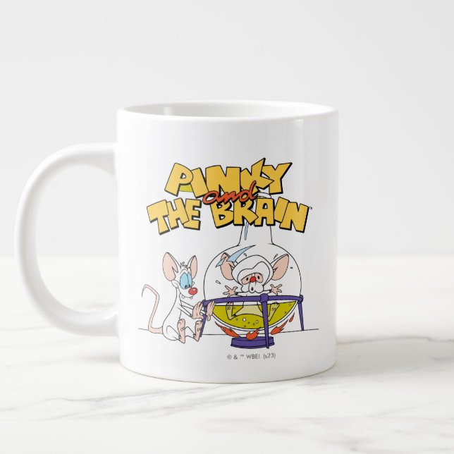 Grande Tasse Pinky et le cerveau | Laboratoire (Gauche)