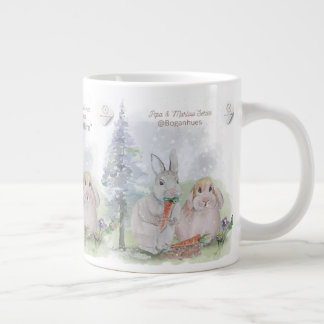Grande Tasse "Pipa & Marlow" Boganhues Print 