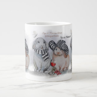 Grande Tasse "Pipa & Marlow" Boganhues Print