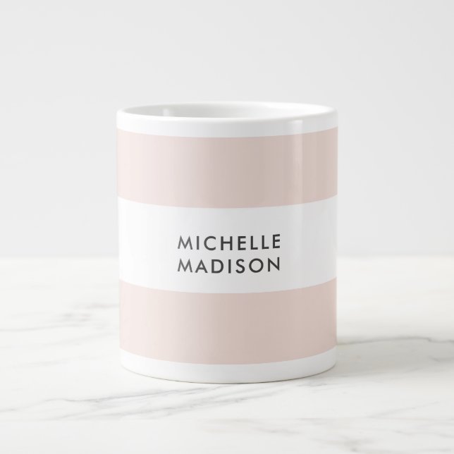 Grande Tasse Plat professionnel minimaliste tendance (Devant)