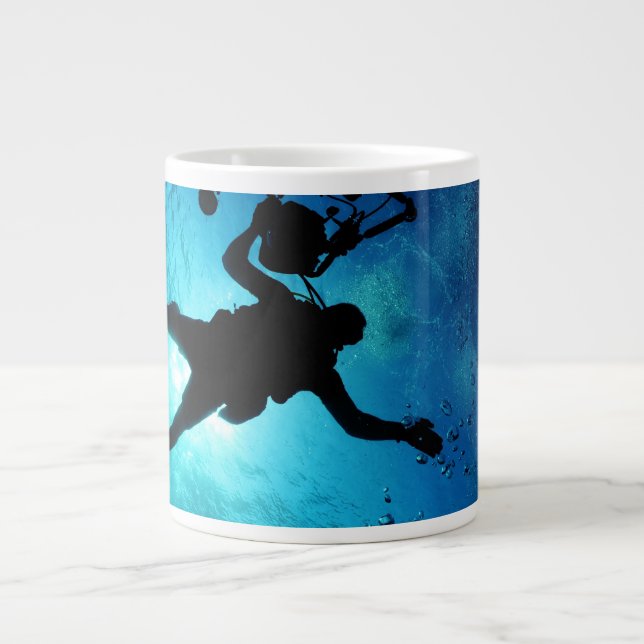 Grande Tasse Plongeur sous l'eau (Devant)